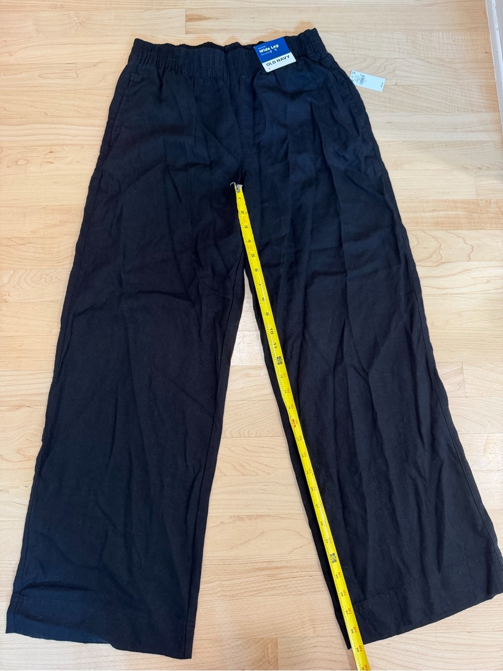Old Navy Black Wide-Leg Elastic-Waist Women's Pants